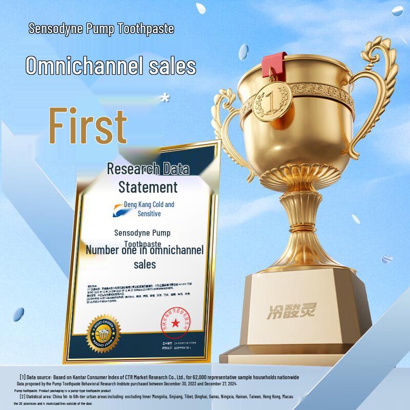 Leng Suan Ling Wu Lei Edition Instant Anti-Sensitivity Pump Toothpaste, 120g