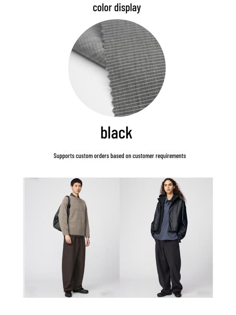 100D Twill Stripe Cationic 4-Way Stretch Elastic Quick-Dry Breathable Clothing Fabric, 240g