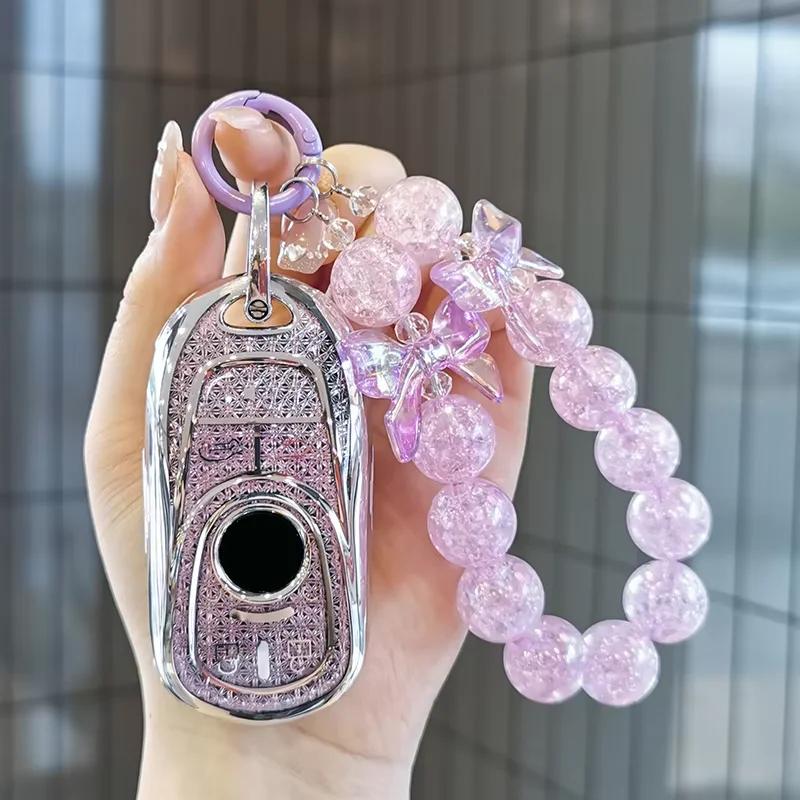 Suitable For 23 Buick Gl8 Keycases 17-22 Gl8 Avenir Keycover Key Shell Keychain Buckle Case For Women