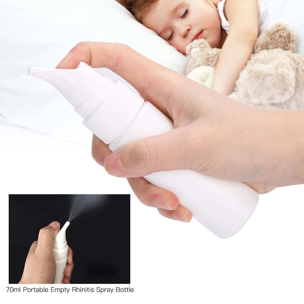 70 мл пустой флакон-спрей от ринита, облегчение аллергии, для детей и взрослых, назальный уход, многоразовый флакон-спрей