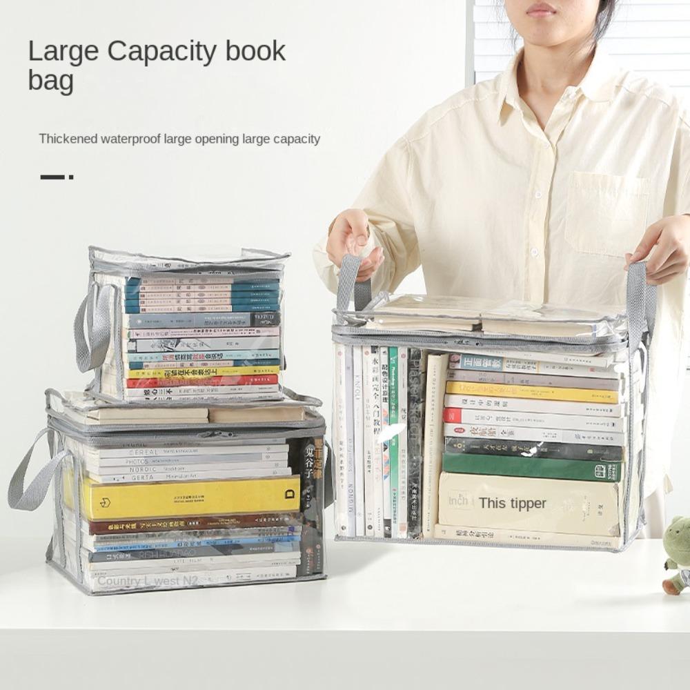 Transparent Collapsible Pouch Stackable Collection Container Portable Clear Pouch Student