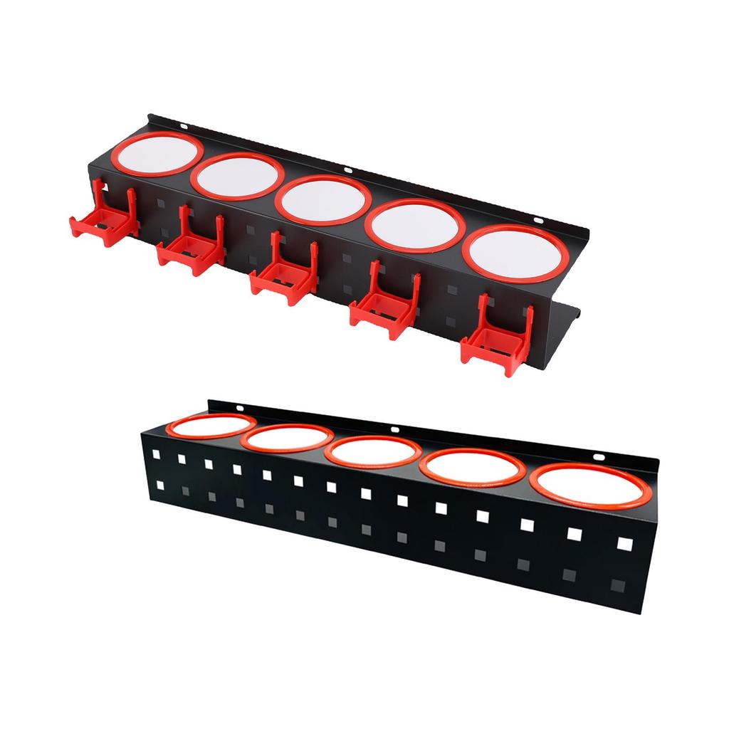 Spray Bottle Storage Rack Abrasive Material Hanging Iron Rail Shelf Bracket Spray Can Organizer for Car Workplace Garage