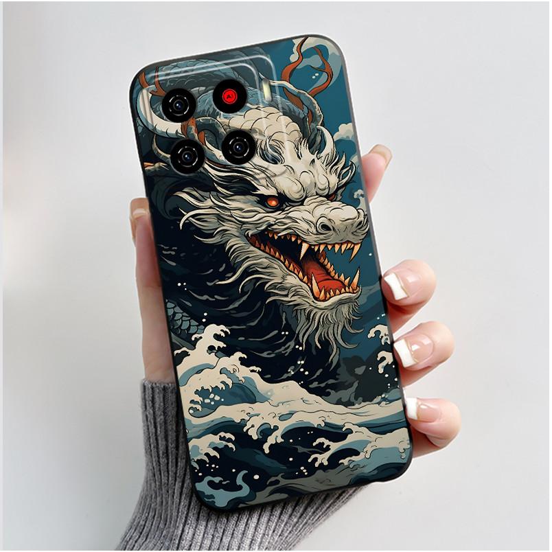 Чехол для ZTE Blade A56 Z2473 Милый Мультяшный Черный Кролик с Сердечком Мягкий Силикон Защитный Чехол для Телефона ZTE Blade Nubia A56 Pro