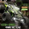 New JJRC 1:16 50KM/H 4WD RC Car with LED Remote Control Cars High Speed Drift Monster Truck for Kids Toy Gift