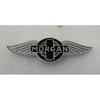VINTAGE MORGAN CARS CAR METAL BONNET HOOD BADGE EMBLEM CHROME & BLACK |Fit For