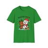 Unisex Softstyle T-Shirt Reindeer Hugs Snowman Snow Winter Cute Christmas