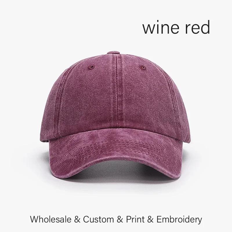 SLECKTON Custom Cap Logo Embroidery Retro Baseball Cap для мужчин и женщин DIY Design Letter Hat Customize Graphic Print Wholesale