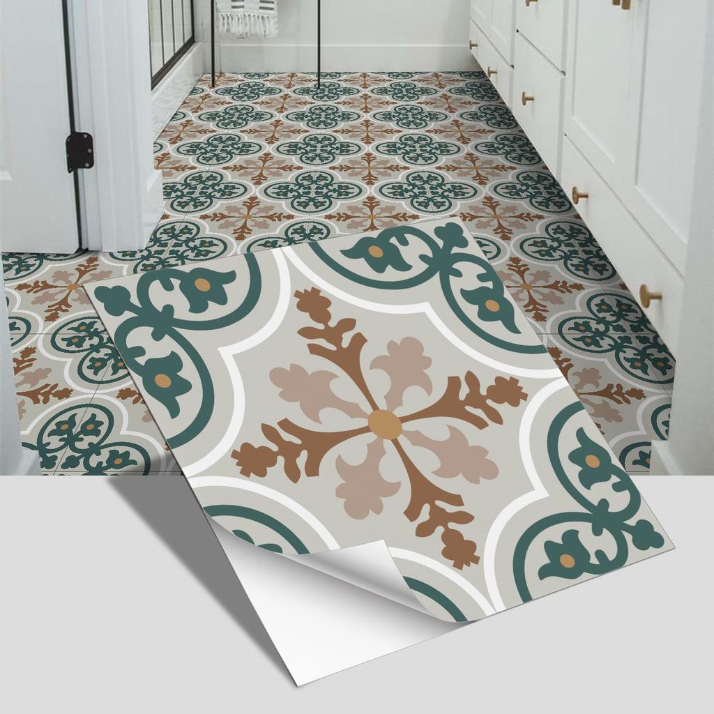 Водонепроницаемая матовая керамическая плитка Наклейка на пол и стены для ванной комнаты и спальни