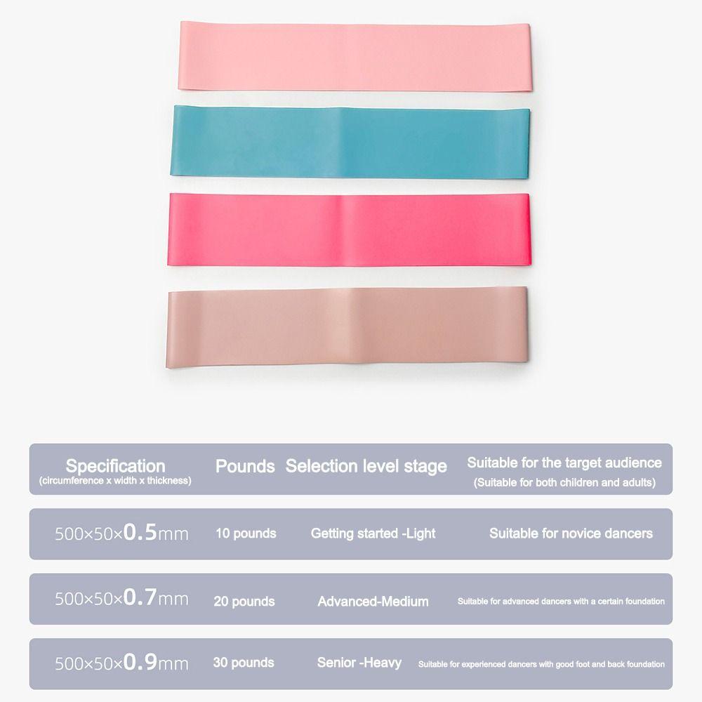 Professional Elastics Band Skin Friendly Dance Practices Band Stretch Feet