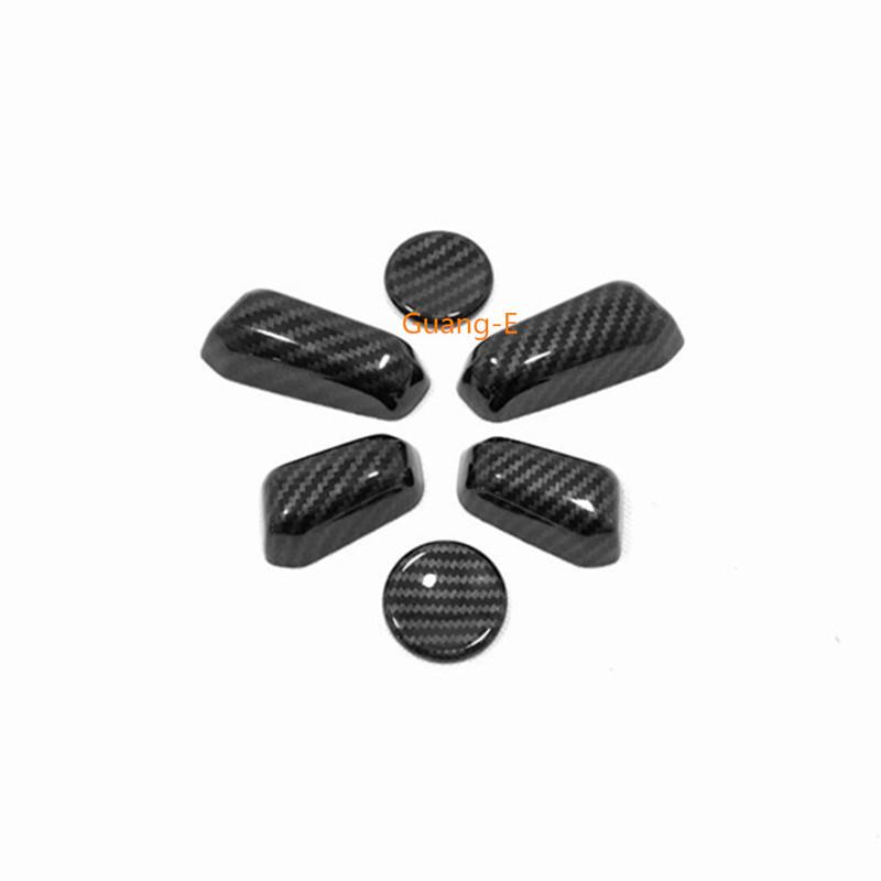 Frame ABS Matte/Carbon Fiber Seat Adjustment Knob Button Switch Trim For Lexus UX200 UX260H UX 200/250H/260H