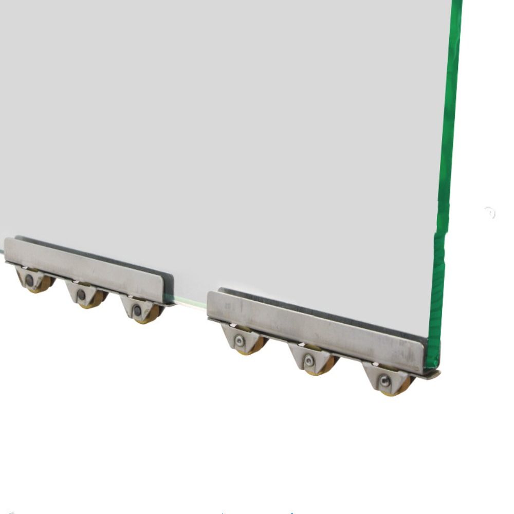 4 шт./набор Износостойкий ролик для стеклянной двери Колесо для трека из нержавеющей стали для стекла толщиной 5-8 мм