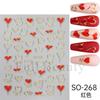 Nail Art Sticker, Laser Snake Year Small Snake Mango Star Small Spirit Snake Cartoon Four-Color Adhesive Nail Sticker