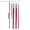 UV Gel Polish Painting Professional Nail Design Tool Wooden Nail Art Brushes Fine Liner Brush for Thin Details