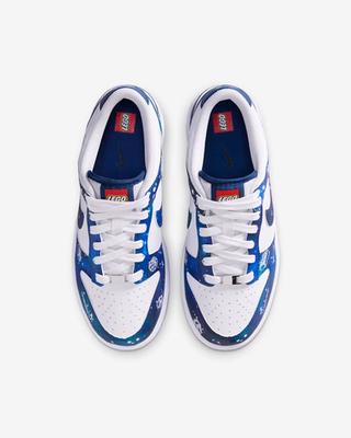 Nike Dunk Low x Коллекция LEGO® Обувь для больших детей IM1448-100 Размер 3.5Y-7Y