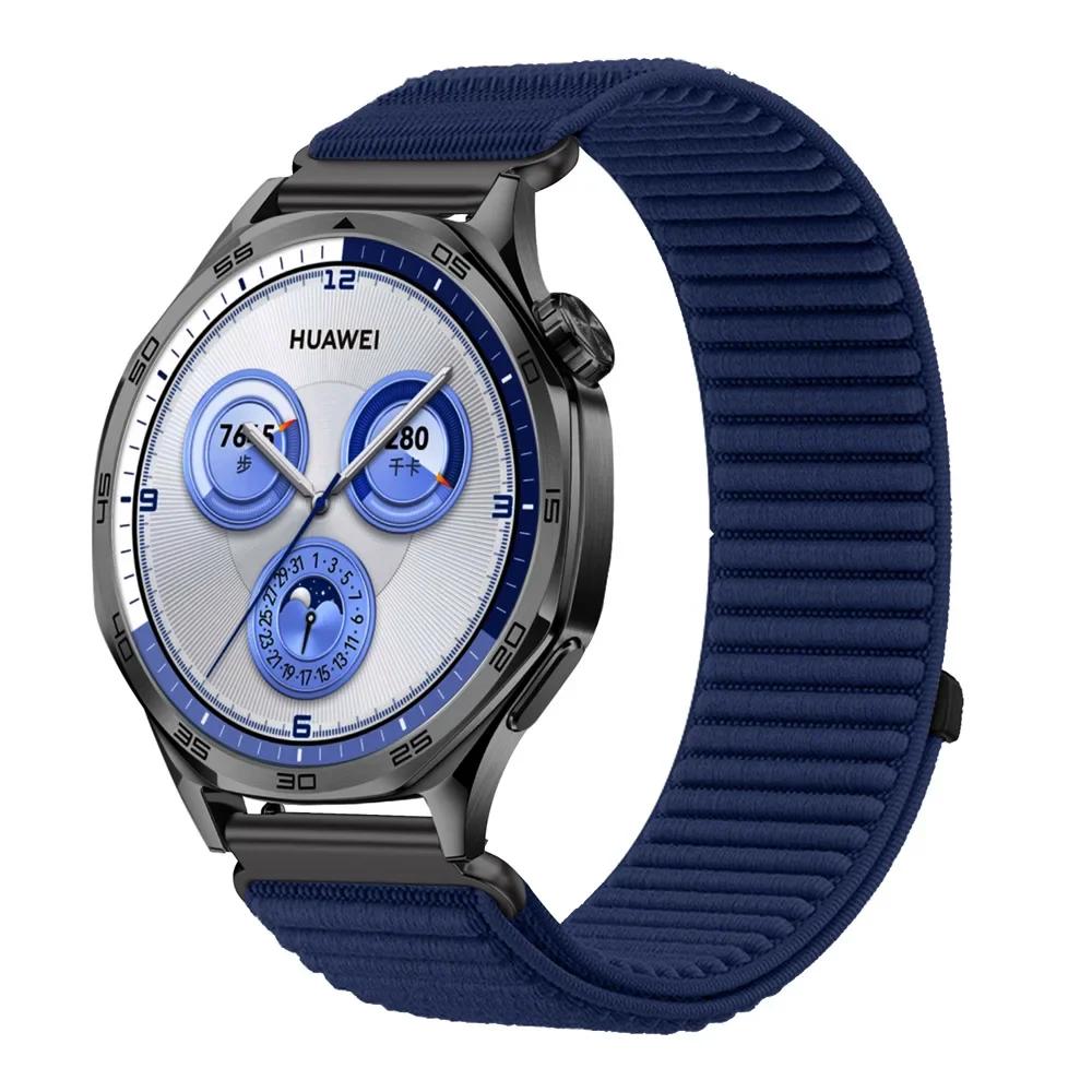 20 мм 22 мм ремешок для часов для Samsung Galaxy Watch 7/FE/5/pro/6/4/Classic спортивный нейлоновый петлевой браслет для Huawei Watch GT/5/4/3 pro 2 ремешок
