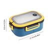 1200ml Double-layer Lunch Box Portable Compartment Fruit Food Box Microwave Lunch Box With Fork And Spoon Picnic Fresh Box