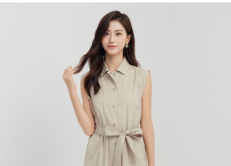 Temperament Workplace Sleeveless Dress