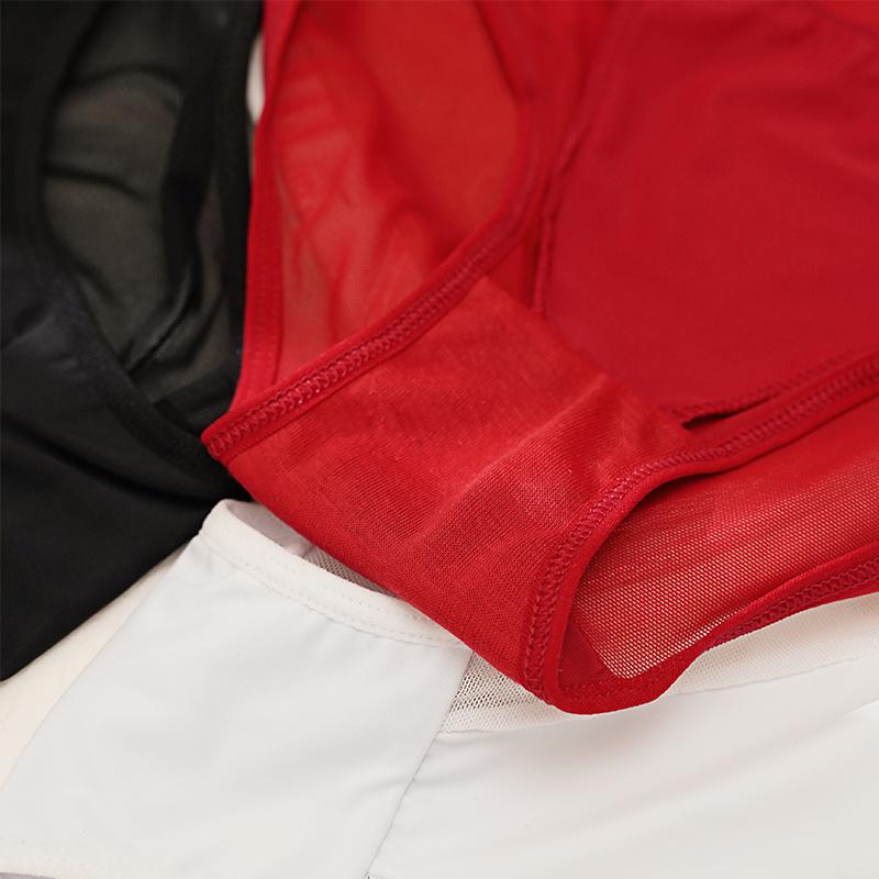 TERMEZY Женские сетчатые трусики, бесшовное нижнее белье, прозрачные трусы с низкой талией, сексуальные трусы