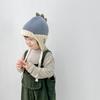 2-6Year Baby Knit Pullover Cap Liner Velvet Children's Hats Warm Ear Protection Hat  Boy Girl