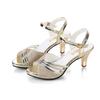 Fashion Summer High Heels Sandals Women Heeled Shoes Peep Toe Fashion Brand Women Sandals Casual Lady Heels 6cm Gold Silver