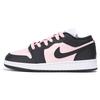 Jordan Air Jordan 1 Dopamine Dressing Амортизация, Износостойкие Низкие Винтажные Баскетбольные Кроссовки Женские Черно-Розовые 553560-131(Team32-SBOX)