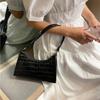 Модные маленькие сумки на плечо для женщин, ретро-сумка из искусственной кожи с узором аллигатора, женская повседневная сумка-тоут подмышками