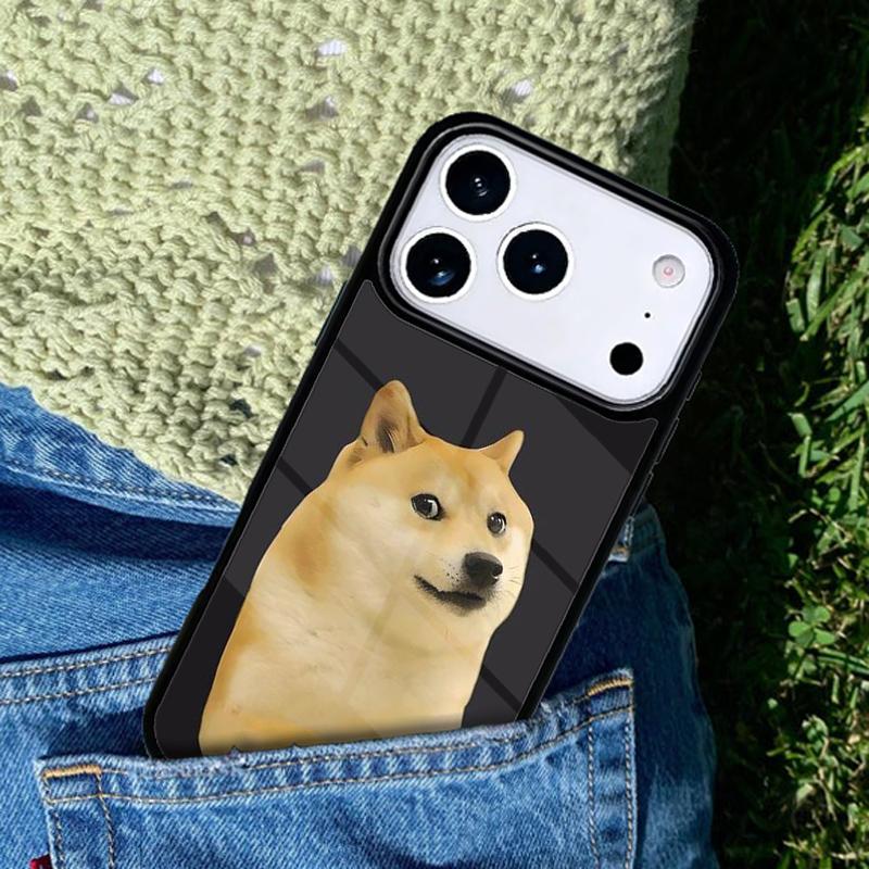 Чехол для мобильного телефона с мемом Doge Совместим с IPhone 17 16 15 14 13 12 11Pro Max 17 Air cover