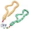 Игрушки-змеи с кошачьей мятой для игр в помещении, игрушка-змея для игры котенка, мягкая плюшевая игрушка для жевания котенком и чистки зубов, интерактивная игрушка для питомцев