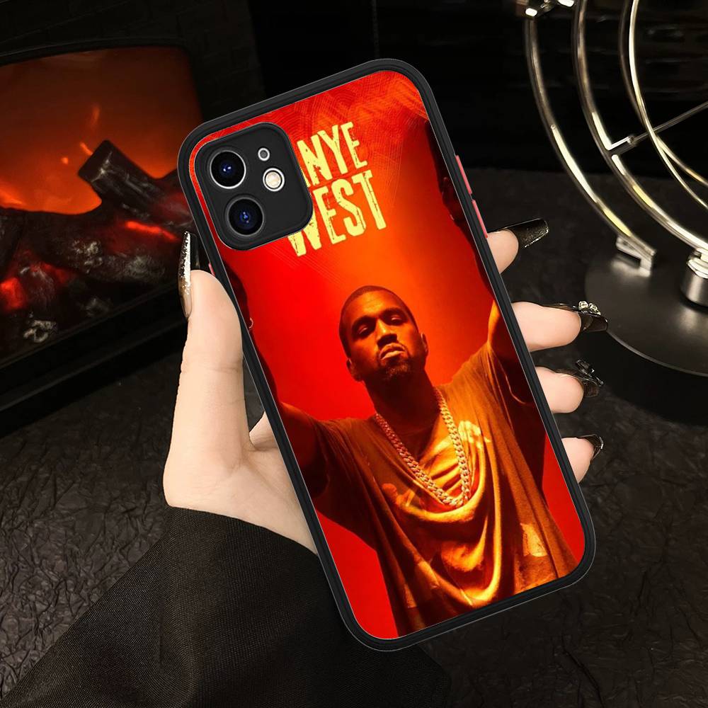 Rapper Kanye West YE For IPhone Air 16 15 14 Plus 13 12 11 Pro Max Matte Cover Jelly Shockproof Phone Case