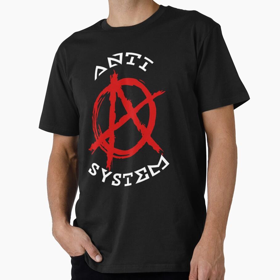 No Gods No Masters Funny Gift t shirt 100% cotton printed Anarchist slogan Anarchy symbol Graphic clothes All size tops S-6XL