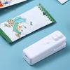 Mini Bag Sealing Machine Food Package Sealer Moisture-proof USB Rechargeable with Cutting Function Freshness-keeping Plastic Bags Snack Bags Sealer