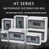 HT Series Electrical IP65 Case PC Plastic Waterproof Distribution Box New Switch Box  Outdoor