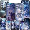 Милый Чехол Furina Genshin Impact для Samsung Galaxy A51 A53 A54 A31 A52 A12 A13 A21s A22 A32 A11 A22 A33 A41 A52s ТПУ Чехол для Телефона