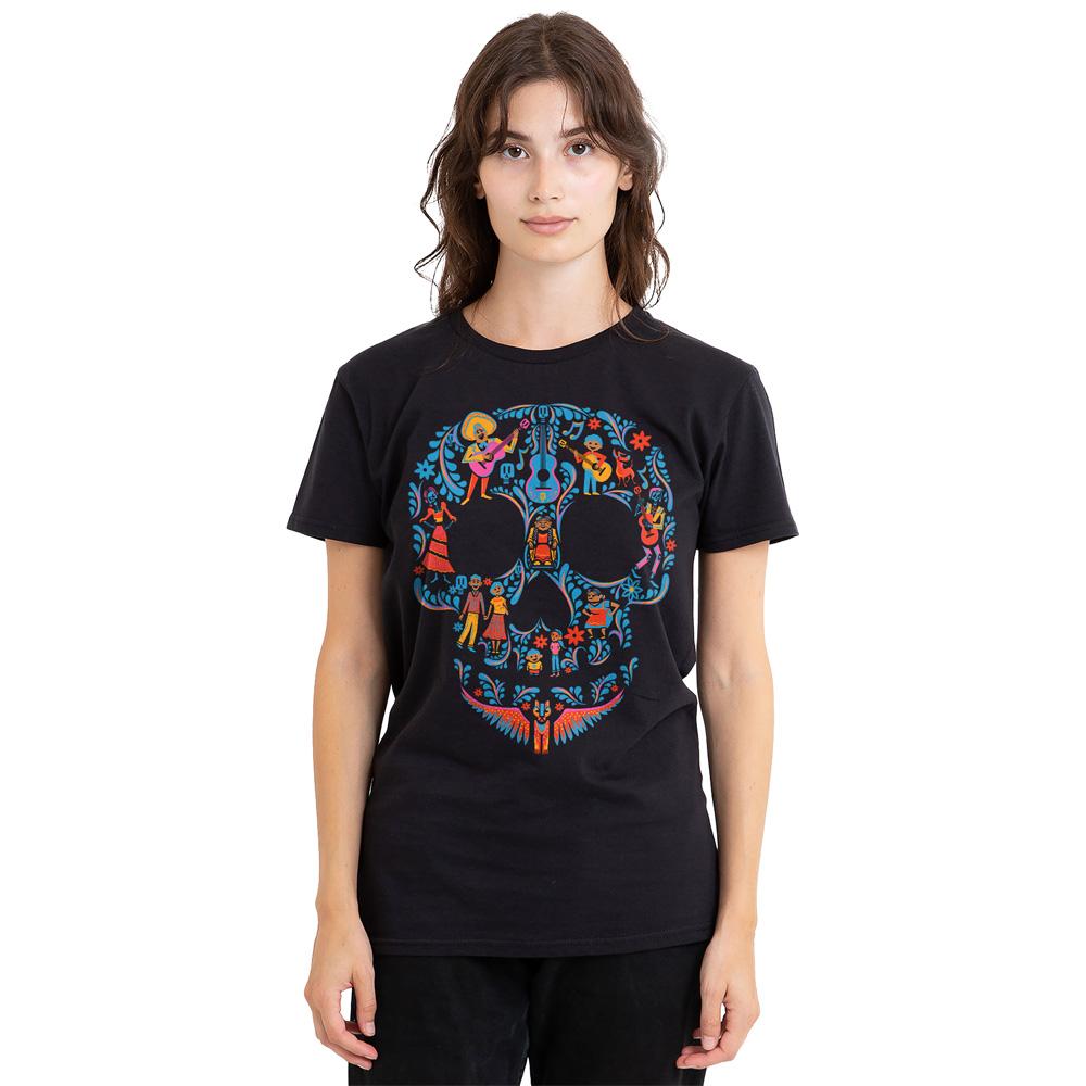Coco Unisex Adult Day Of The Dead Rivera Family Skull T-Shirt