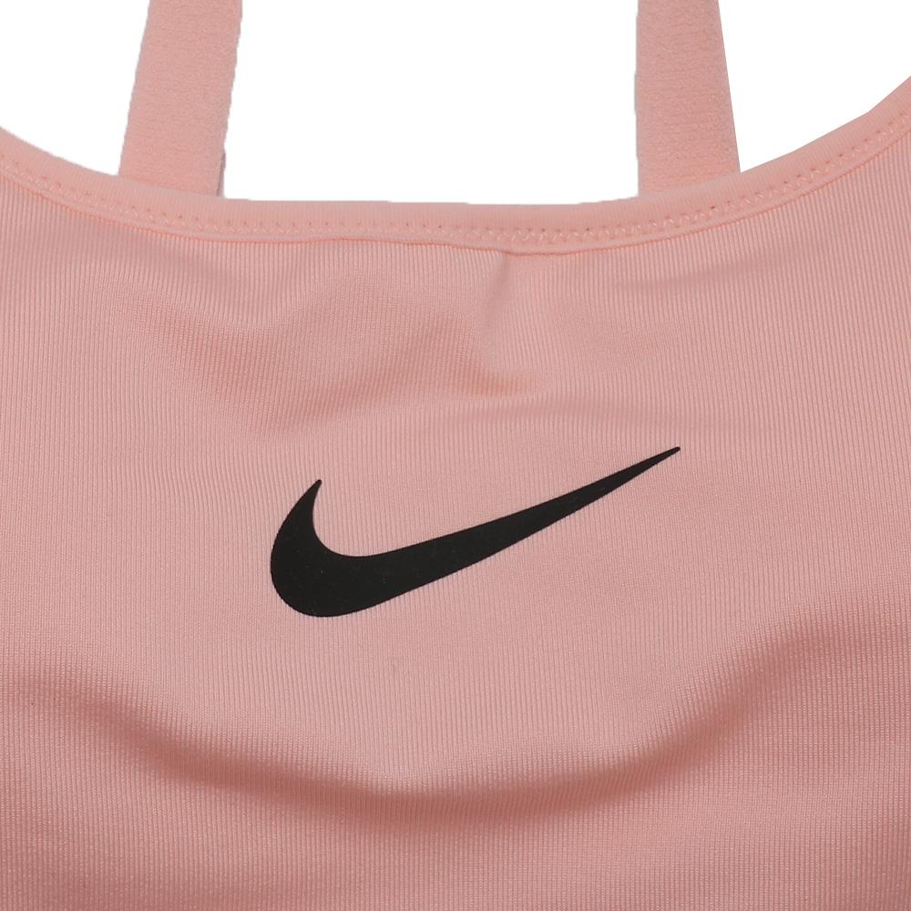 Nike Классический спортивный бюстгальтер на бретелях, женский бюстгальтер, светло-розовый 888602-646
