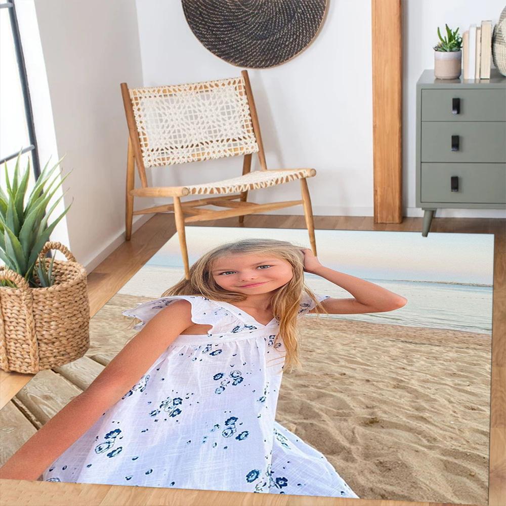 Customize Photo Personalized picture Area Rug Design for Kitchen Dining Room Game Room Decorate room Antislip Carpet Office home decor