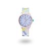Citizen Analog Smile Solar Watch with Waterproof Urethane PAPIER TIGRE COLLABORATION LE ROSE Q&Q Strap, WATCH, (Size M)