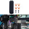 3D Printer Filament Hub with Clips and Screw Component Replace Spare Equipment Out Parts