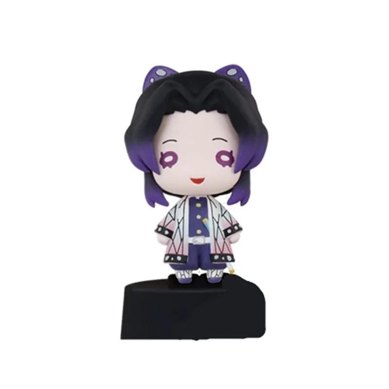 Клинок, рассекающий демонов Kimetsu No Yaiba Замок Бесконечности Гашапон Q Версия Мини-фигурка Барабанщика Игуро Обанай Фигурка Действия Модель Игрушки