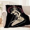 Крутой плед Hysteric Glamour Girl Мягкий Удобный Плюшевый для сна Подходит для гостиной Офиса Спальни День рождения Дом Подарок для ребенка