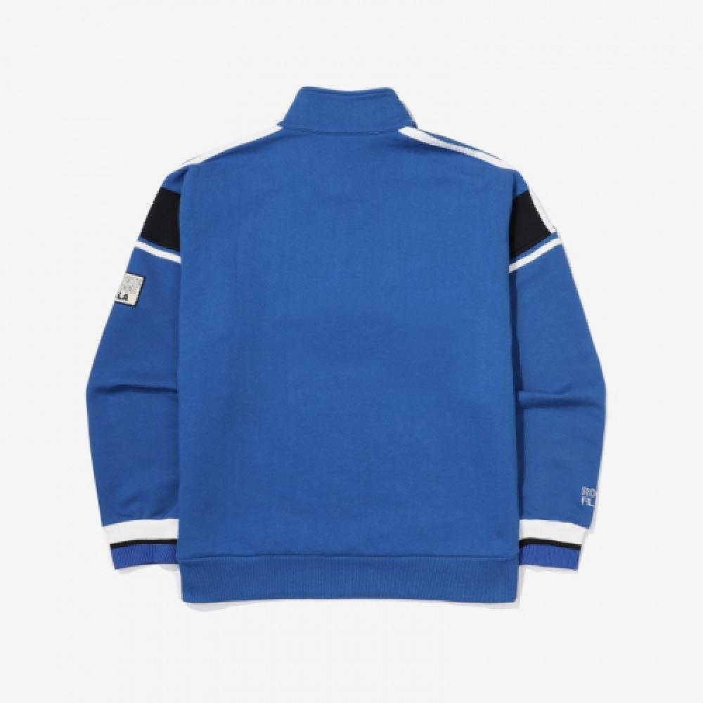 Fila Uni Loose Fit White Rock Half Zip Sweatshirt Fs2poe4121xdbu