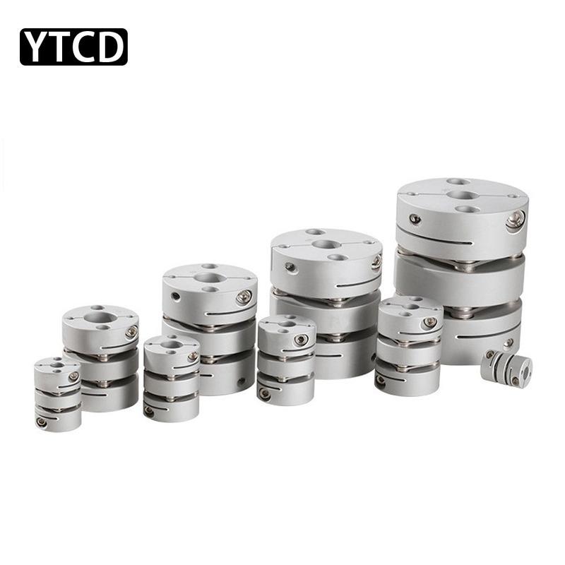 D26L35mm Dual Diaphragm Motor Shaft Coupling High Torque Stepper Servo Motor Coupler Screw Elasticity Couplers 5mm to 14mm