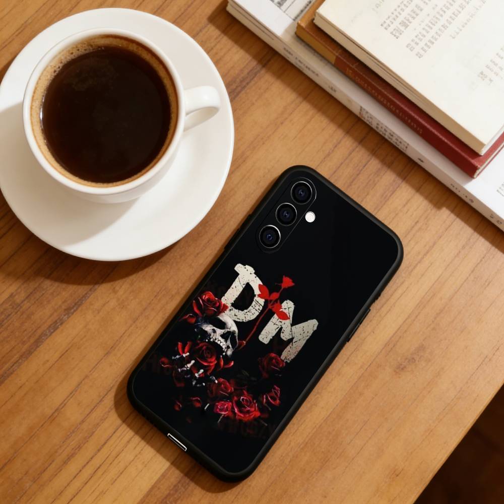 Чехол для телефона Band D-Depeches M-Modes для Samsung Galaxy A73, A72, A71, A70, A53, A52, A51, Мягкий силиконовый черный чехол