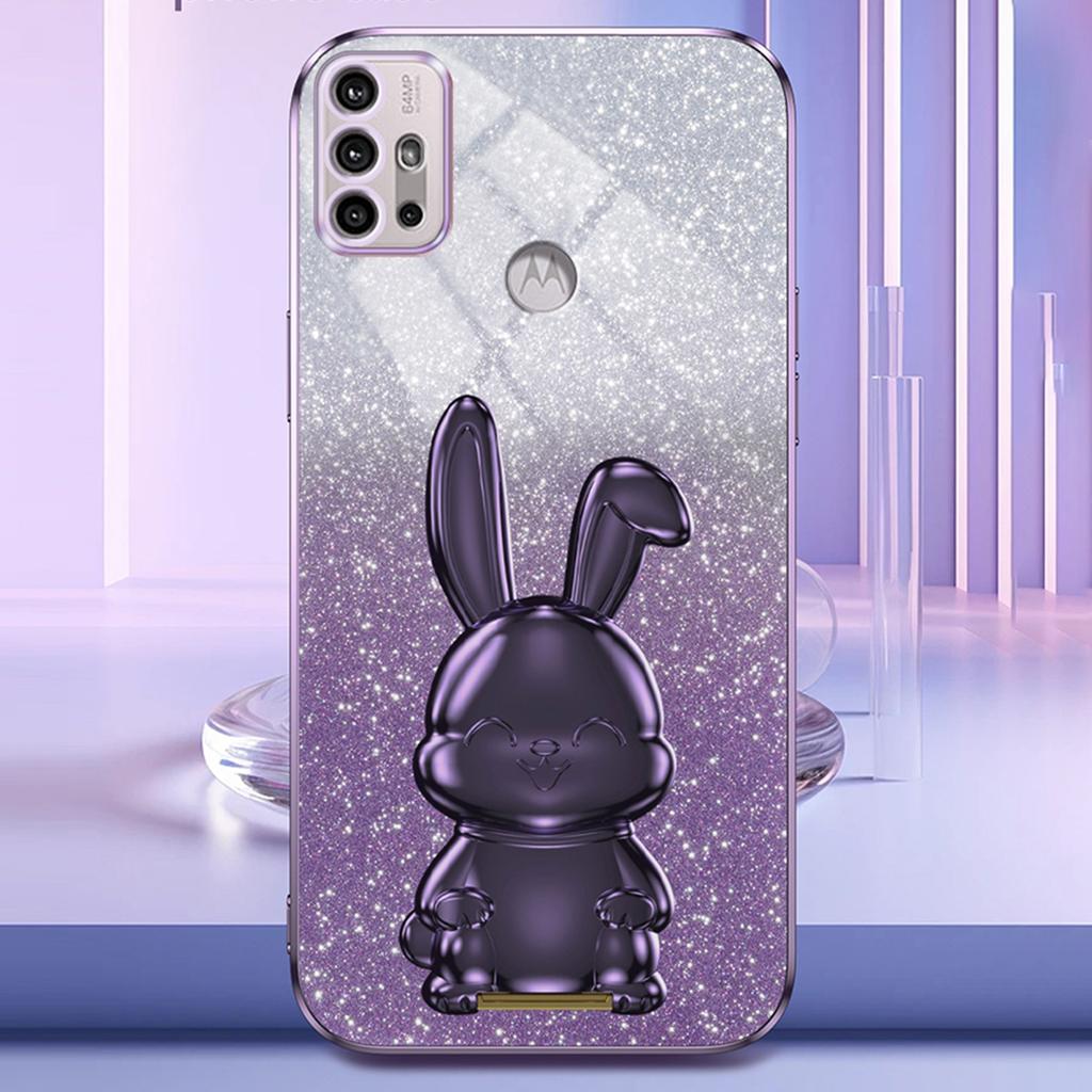 Phone Cover for Motorola Moto G30/G20/G10/G10 Power,PC+TPU Case with Hands-free Kickstand