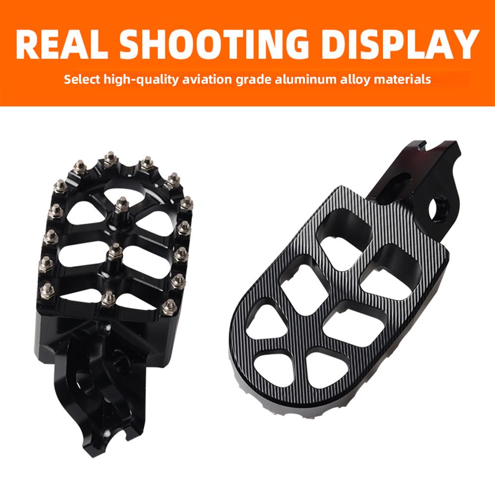 Motorcycle Front Rider Footrests Foot Rests Footpegs Pedal For Honda CRF300L CRF 300L CRF300 Rally CRF 300 L 2022 Accessories