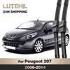 Для Peugeot 207 207CC 207SW CC SW 2006-2014 2007 2008 Дворники Передние Стеклоочистители Лобовое Стекло Окно Щетка 26"+17"