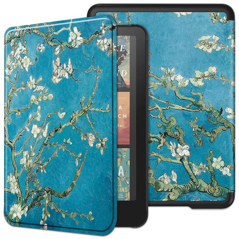 Funda For Kindle Paperwhite 2024 Case 7 дюймов PU Leather Flip Smart Cover For Coque Kindle Paperwhite 2024 12th Generation Case