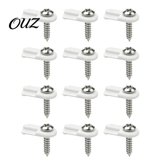 Replacement Clips for Window Screens Screen Clips, Retainer with Screws Frame Replacement, Durable Fasteners Storm Windows and Mesh Installation