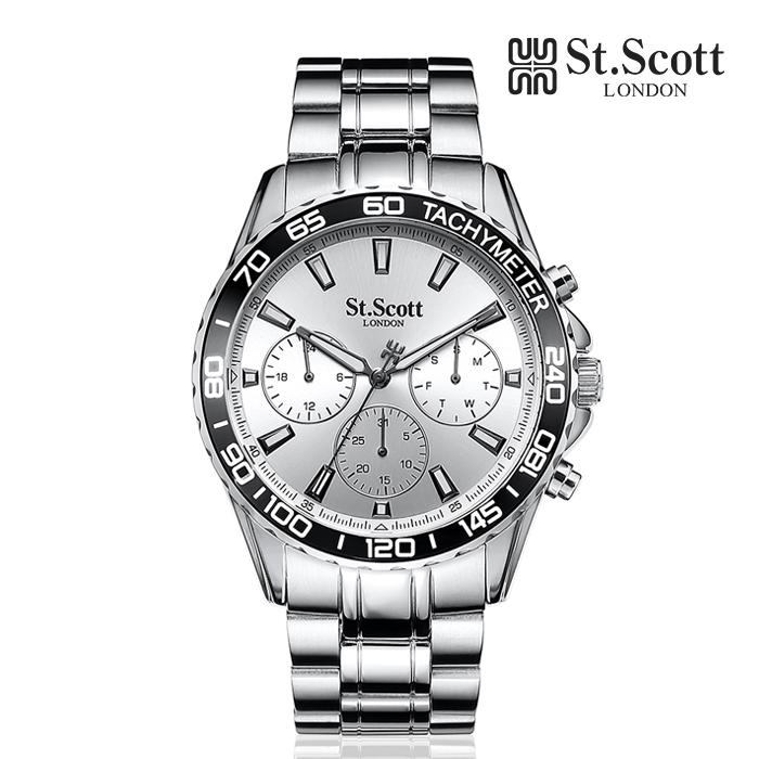 Мужские металлические часы Seinteuseukoteuleondeon St3058M Stout Multi