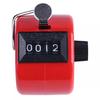 Color Digital Hand Held Tally Clicker Counter 4 Digit Number Clicker Golf Chrome